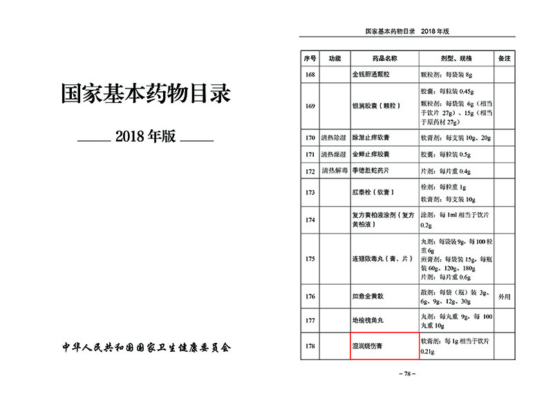 9170金沙集团_9170金沙湿润烧伤膏进入2018年版国家基本药物目录