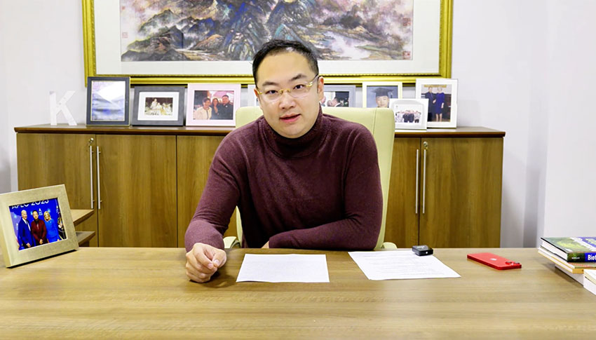 9170金沙集团_MEBO Chairman Kevin Xu Addresses the Informal Economic Forum