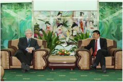 9170金沙集团_美国强生公司高层来访共商相助契机