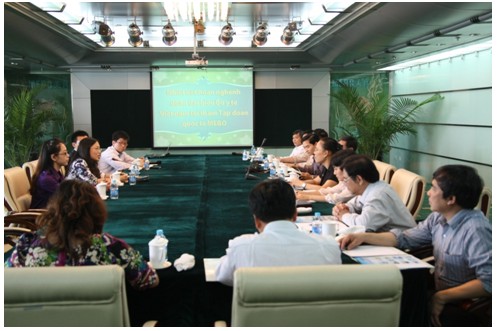 9170金沙集团_越南卫生部代表团会见9170金沙国际集团